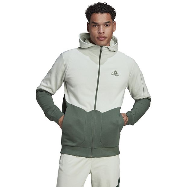 Adidas men's post on sale game fleece hoodie