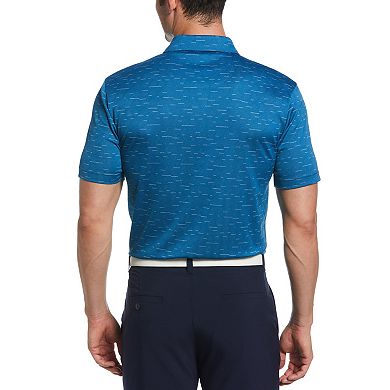 Men's Grand Slam Space Dye Argyle Patterned Golf Polo