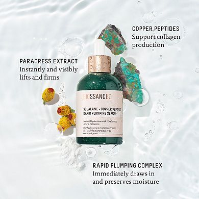 Copper Peptide Rapid Plumping & Hydrating Serum with Hyaluronic Acid + Squalane