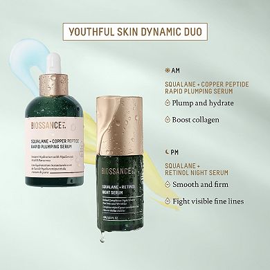 Squalane + Hyaluronic Acid Copper Peptide Rapid Plumping Serum