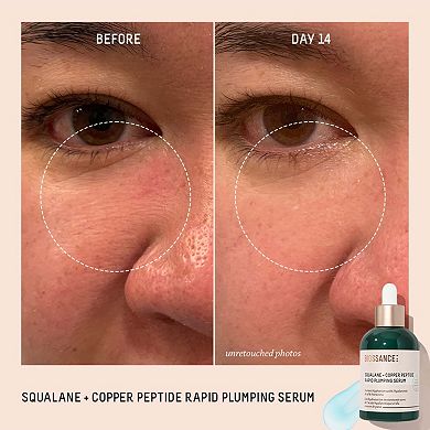 Copper Peptide Rapid Plumping & Hydrating Serum with Hyaluronic Acid + Squalane