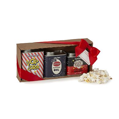 Wabash Valley Farms Stainless Steel Whirley-Pop Popcorn Popper & Retro Gift Set