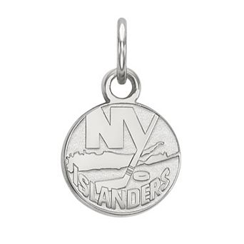 LogoArt New York Islanders 10k Gold Mini Logo Disc Pendant