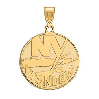 LogoArt New York Islanders 14k Gold Large Logo Pendant