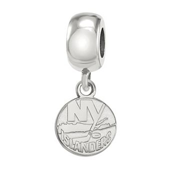 LogoArt New York Islanders Sterling Silver Mini Dangle Bead Charm