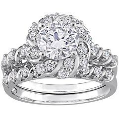 Kohl's sterling silver wedding on sale sets