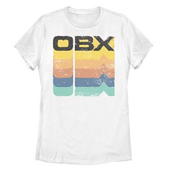 Juniors' Outer Banks OBX Logo Tee