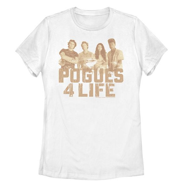 Juniors' Outer Banks Pogues 4 Life Portrait Tee