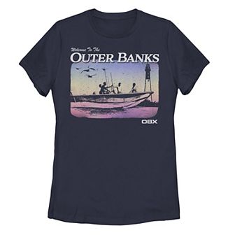 Juniors' Outer Banks Gradient Boat Portrait Tee