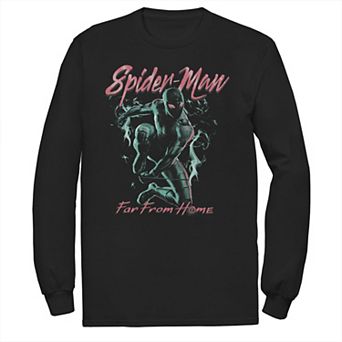 Men's Marvel Spider-Man: Far From Home Stealth Suit Dark Portrait Tee