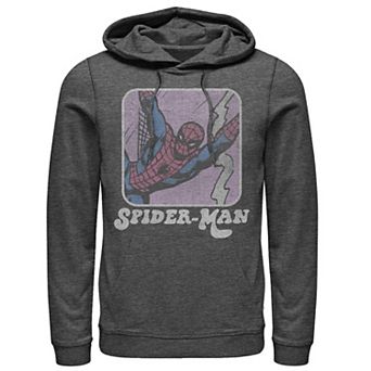 Men's Marvel Spider-Man Retro Style Portrait Hoodie