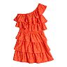 Women's LC Lauren Conrad Tiered Ruffle One-Shoulder Dress