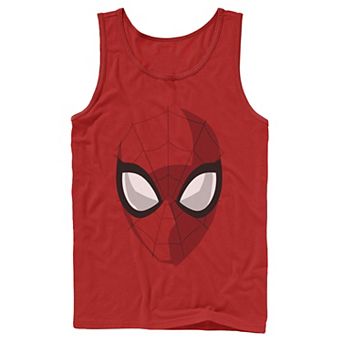Men's Marvel Spider-Man Modern Big Face Tank Top