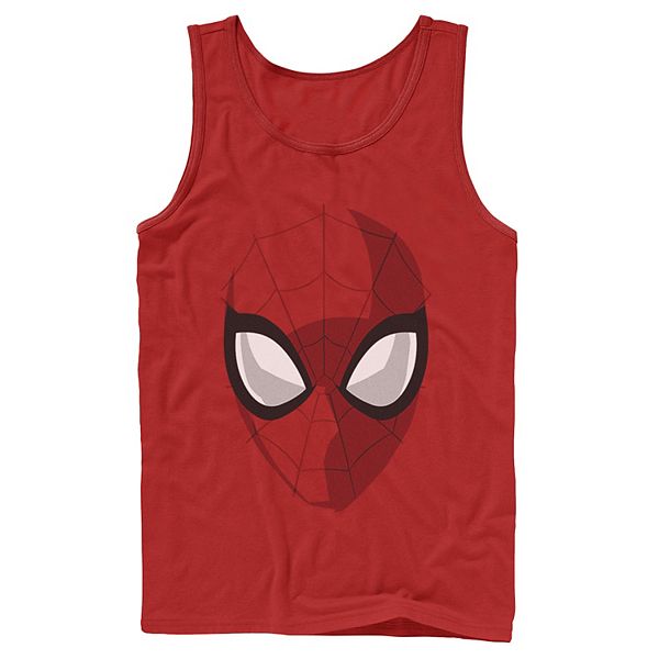 Men's Marvel SpiderMan Modern Big Face Tank Top