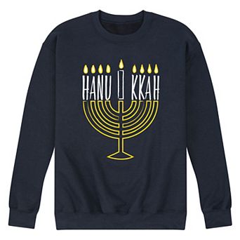 Men's Hanukkah Menorah Sweatshirt