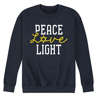Men's Peace Love Light Sweatshirt