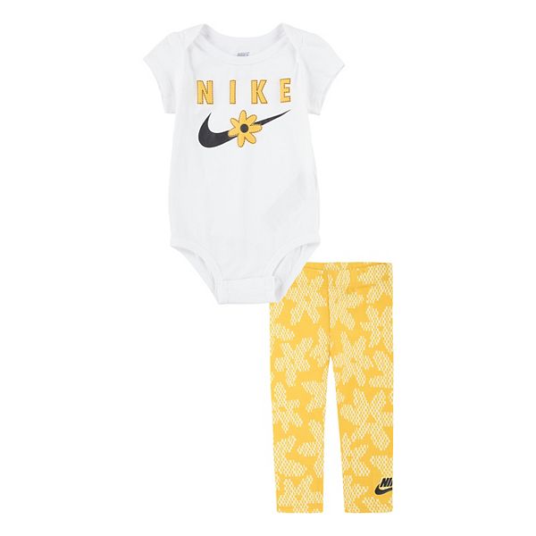 Baby Girl Nike Bodysuit & Leggings Set