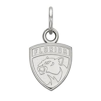 LogoArt Florida Panthers Sterling Silver Mini Logo Pendant