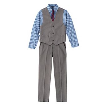 Boys 4-7x IZOD Sharkskin Vest Set