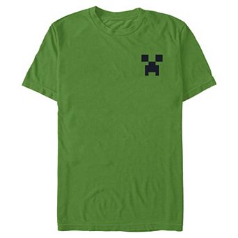 Men's Minecraft Creeper Pocket Face Tee