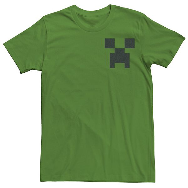 Men's Minecraft Creeper Pocket Face Tee