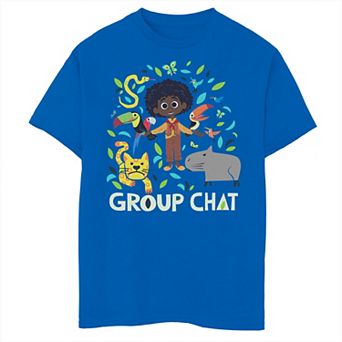Disney's Encanto Boys 8-20 Antonio Group Chat Portrait Graphic Tee