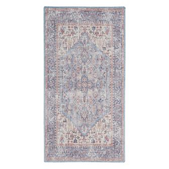 Nourison New Concept Machine Washable Medallion Indoor Area Rug