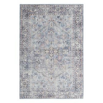 Nourison New Concept Machine Washable Medallion Indoor Area Rug