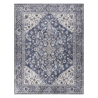 Nourison New Concept Machine Washable Medallion Indoor Area Rug