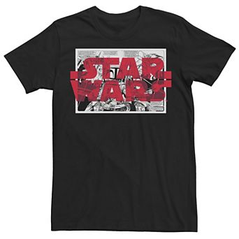 Men's Star Wars Clean Comics Tee