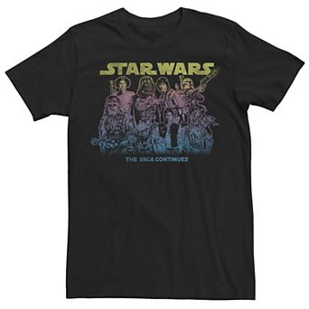 Men's Star Wars Space Stack Vintage Group Shot Tee
