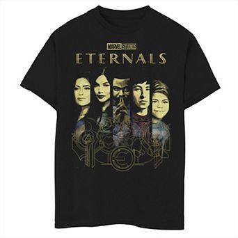 Boys 6-20 Marvel Eternals Character Portrait Panels Graphic Tee