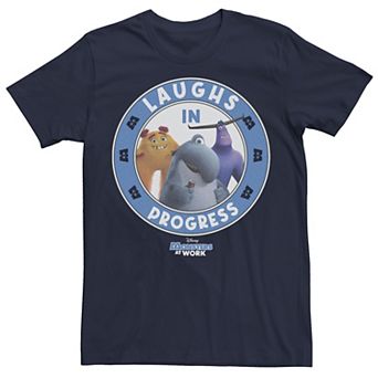 Disney / Pixar's Monsters At Work Men's Laughs In Progress Tee