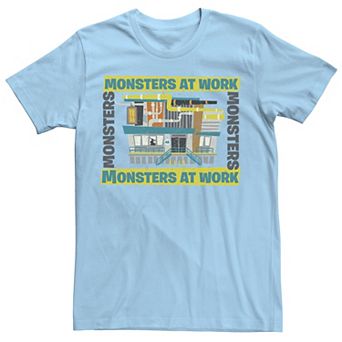 Disney / Pixar's Monsters At Work Men's Building Logo Tee