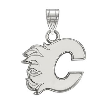 LogoArt Calgary Flames 14k Gold Small Pendant