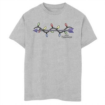 Boys 8-20 Marvel Hawkeye Christmas Light String Graphic Tee