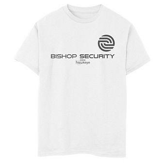 Boys 8-20 Marvel Hawkeye Bishop Security Logo Graphic Tee