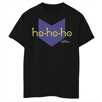 Boys 8-20 Marvel Hawkeye Ho-Ho-Ho Logo Graphic Tee