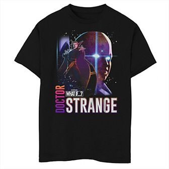 Boys 8-20 Marvel What If Doctor Strange and Watcher Poster Graphic Tee