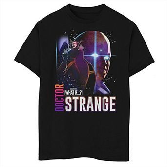 Boys 8-20 Marvel What If Doctor Strange and Watcher Poster Graphic Tee