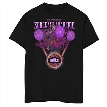 Boys 6-20 Marvel What If Doctor Strange Sorcerer Supreme Poster Graphic Tee