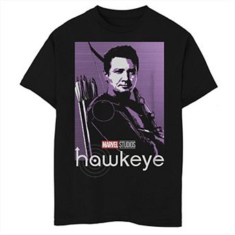 Boys 8-20 Marvel Hawkeye Purple Hue Tonal Poster Graphic Tee