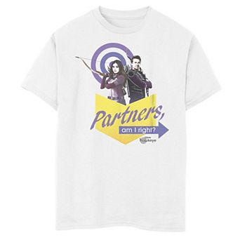 Boys 8-20 Marvel Hawkeye Partners Am I Right Graphic Tee