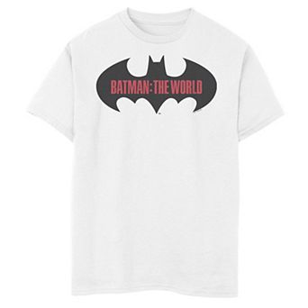 Boys 8-20 DC Comics Batman The World Logo Graphic Tee