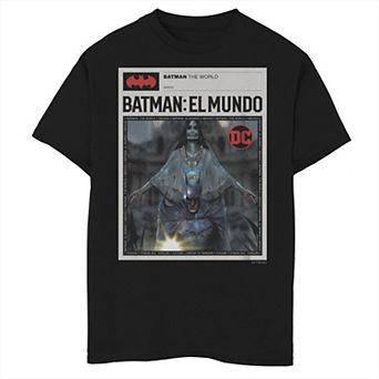 Boys 8-20 Batman The World Mexico News Poster Graphic Tee