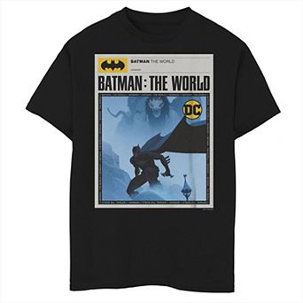 Boys 8-20 Batman: The World Germany News Poster Graphic Tee