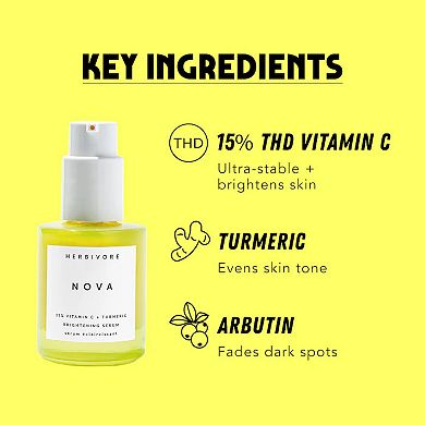 Mini Nova 15% Vitamin C + Turmeric Brightening Serum