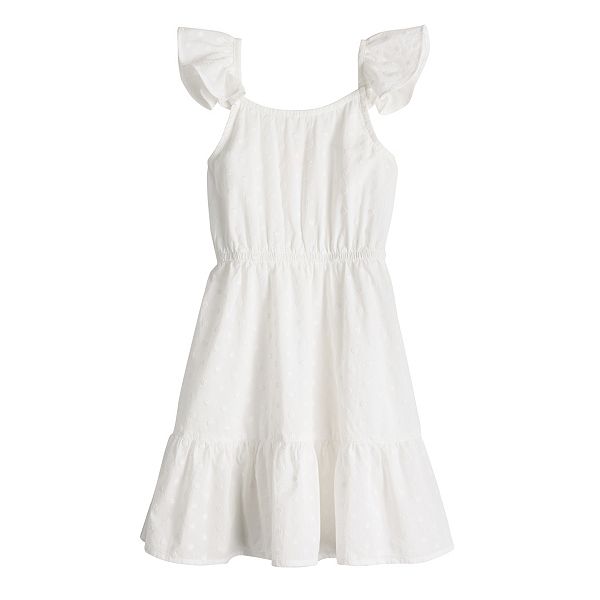 Kohls girls best sale white dress