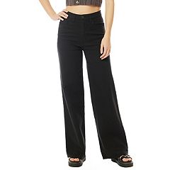 Women's Lands' End Starfish Mid Rise Wide Leg Pull On Pants