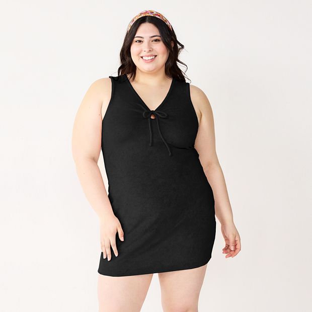 Terry cloth 2024 dress plus size